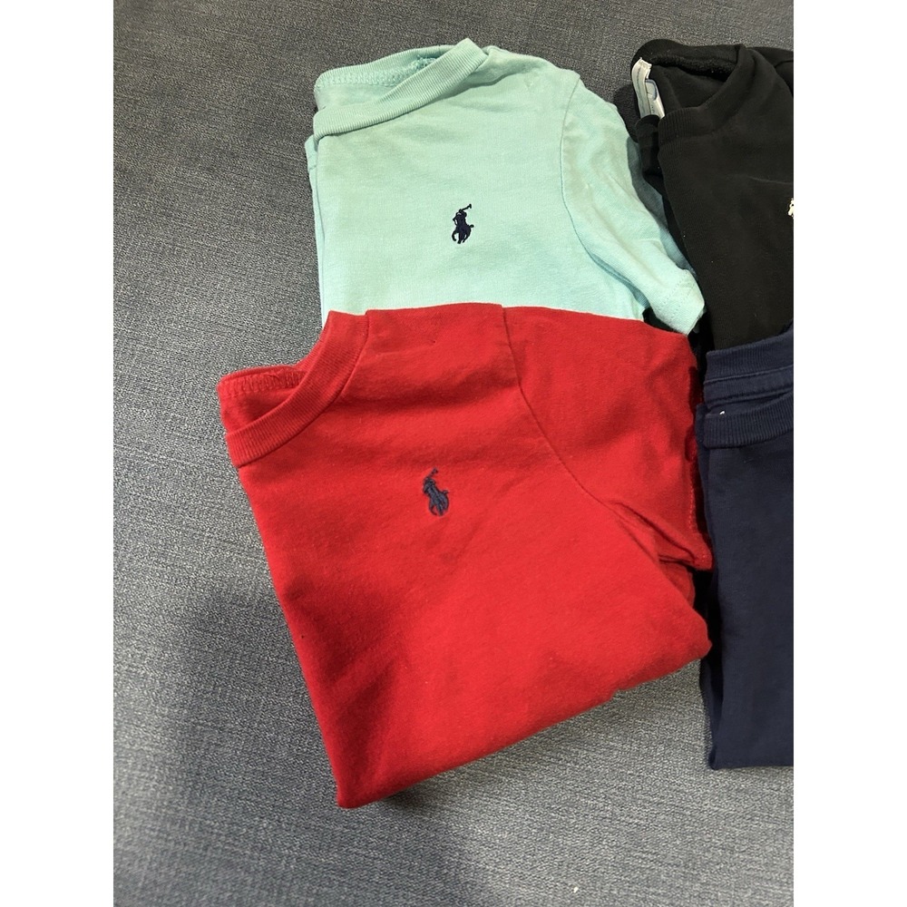 Lot‎ Of 4 Boys Polo Ralph Lauren Short Sleeve Tshirts Size 18/24 Months - Picture 2 of 7